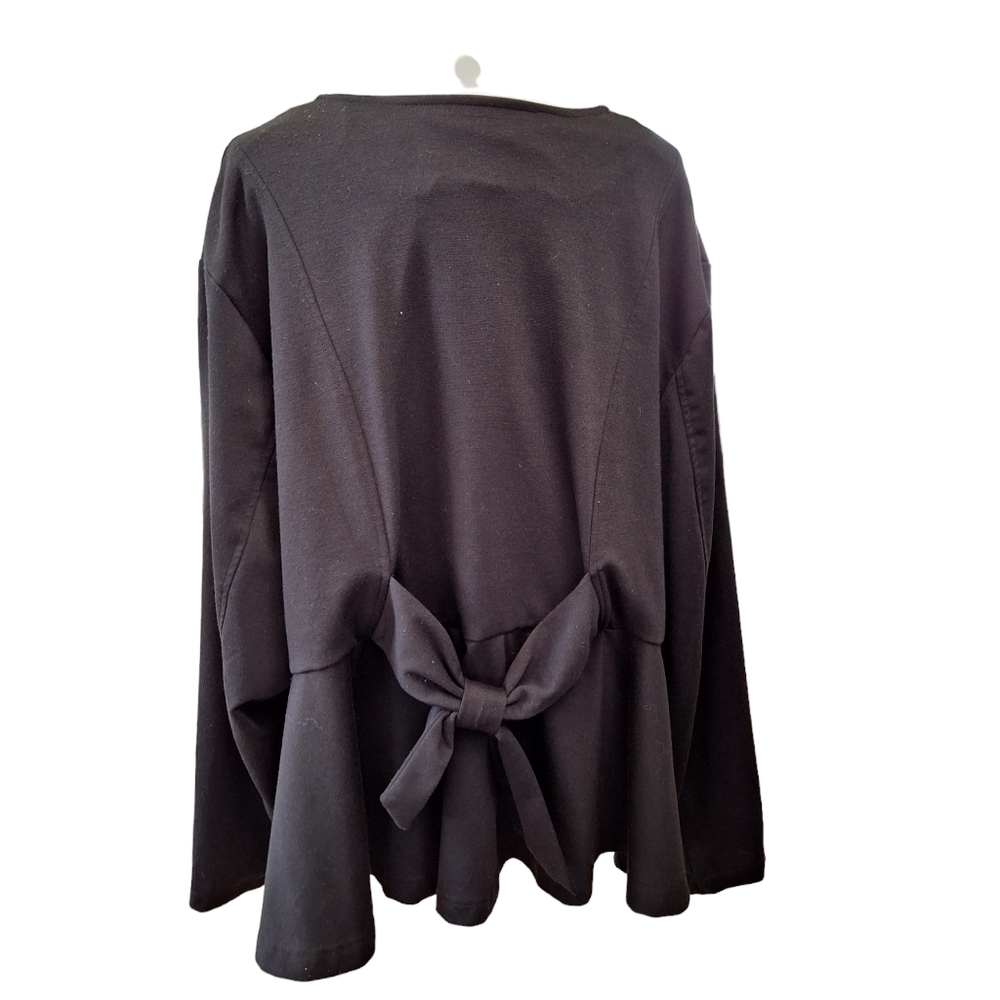 Torrid Disney Collection Minnie Mouse Black Peplum Moto Knit Jacket Plus Sz5 5X - Picture 7 of 11